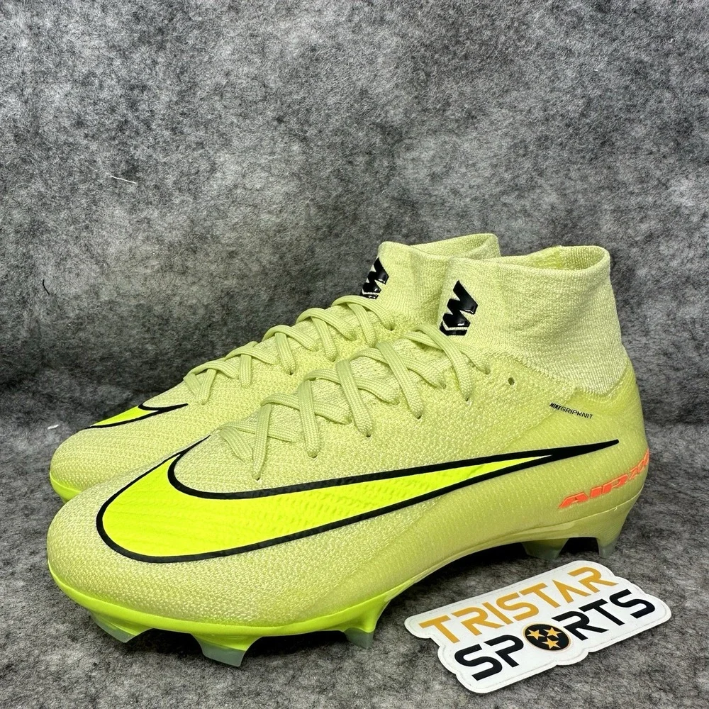 Nike Mercurial Superfly 10 Elite FG Soccer Cleats Mens Size 4 Limelight Crimson